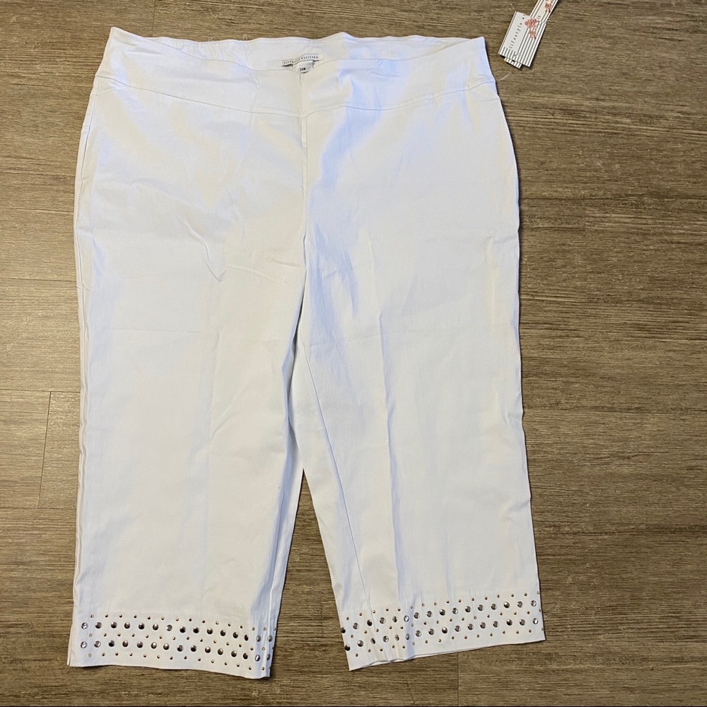 Lifestyle Attitude Optic White Crop Pants